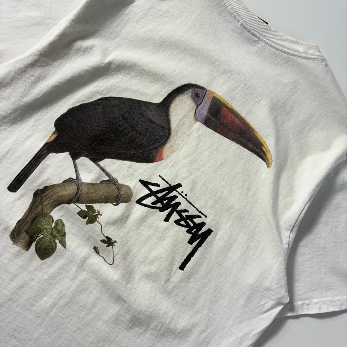Stussy  스투시 투칸 화이트 반팔 티셔츠  상품이미지5