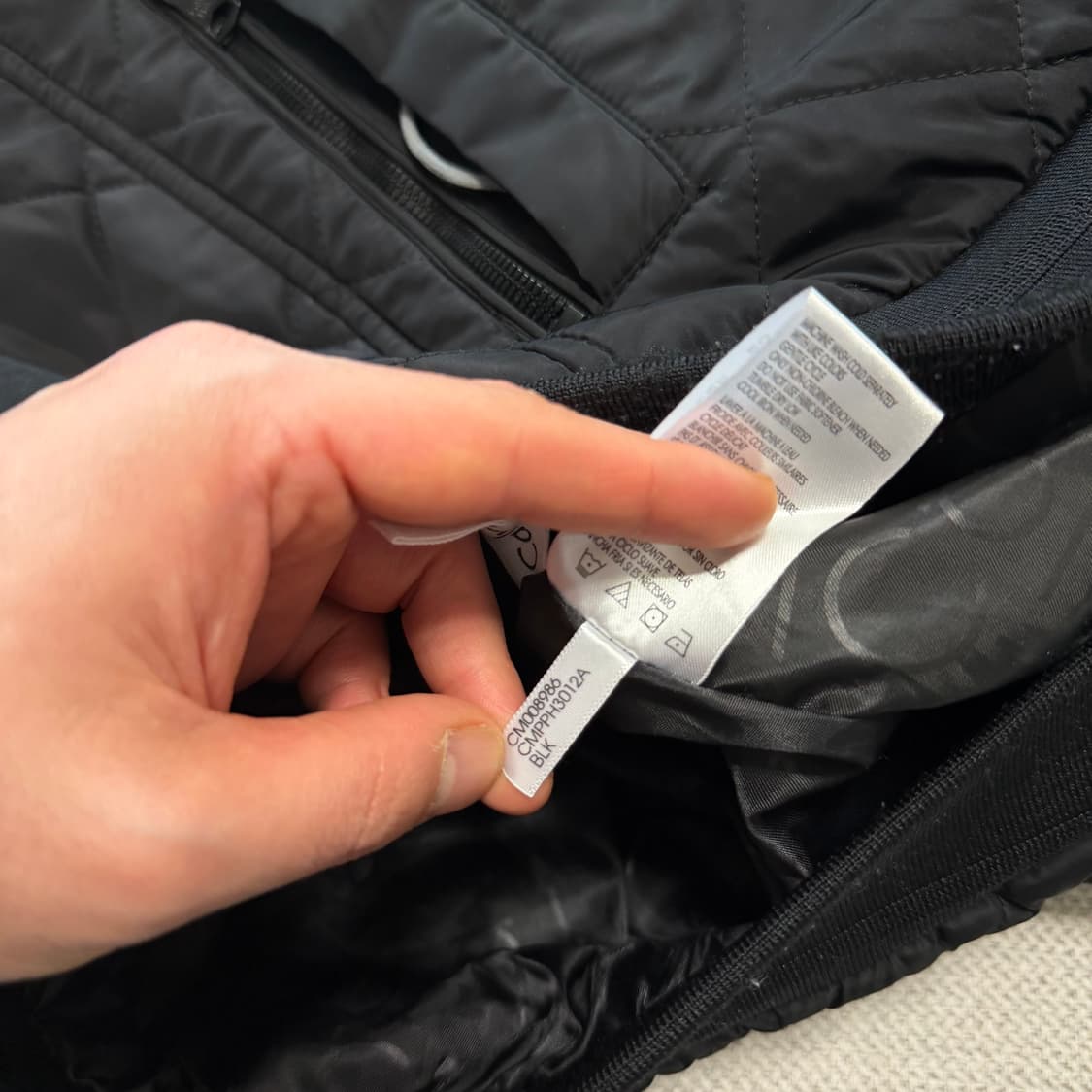 캘빈클라인 퀼팅 봄버 자켓 상품이미지4