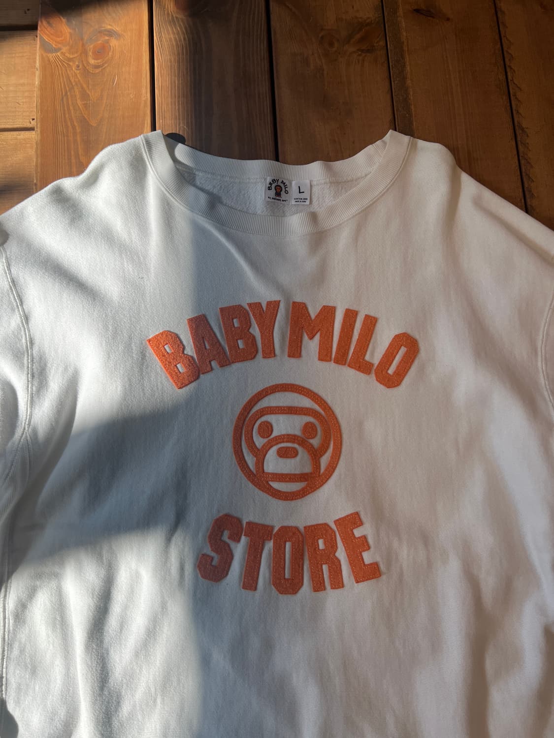 베이프 베이비 마일로 맨투맨 상품이미지8