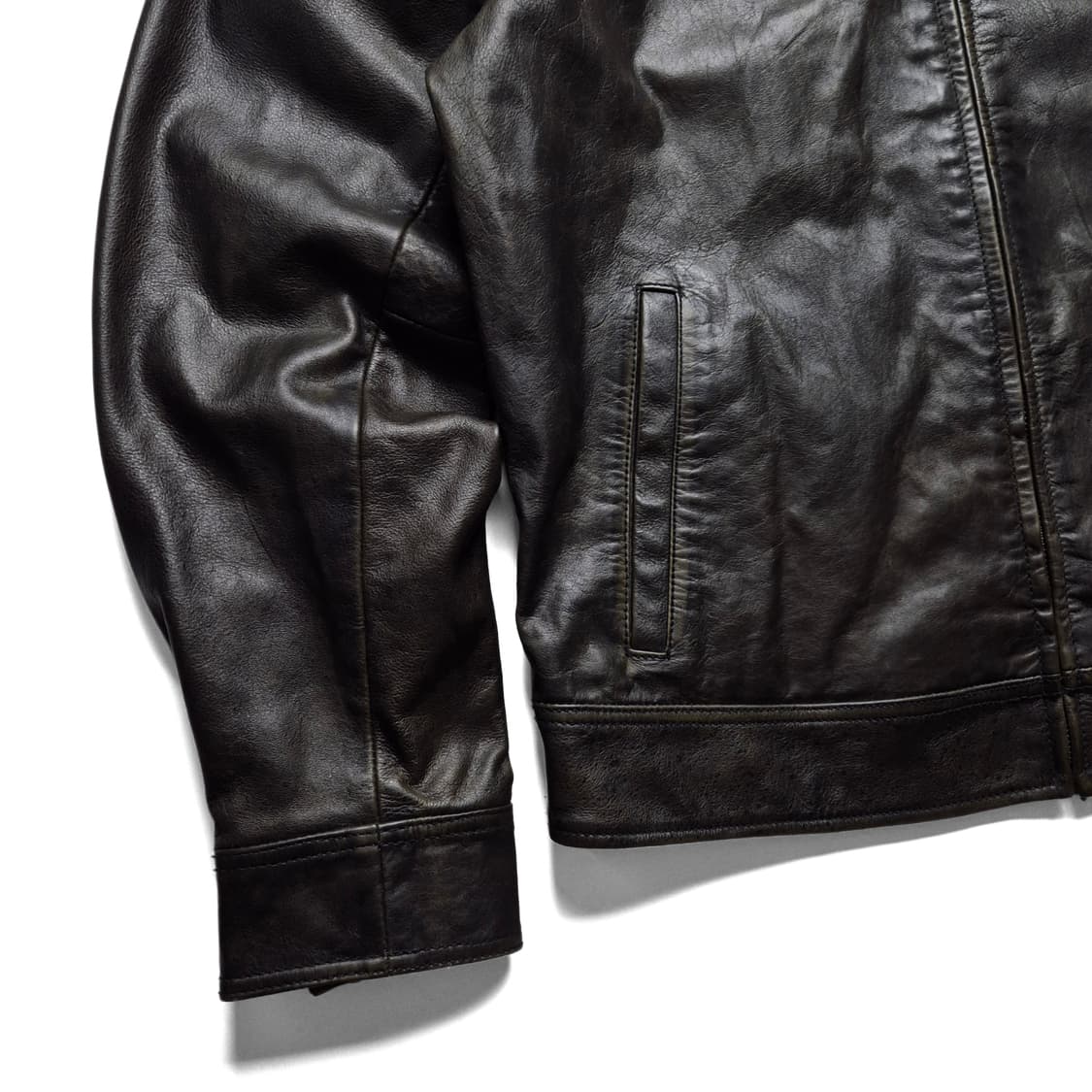 [M] 럭키브랜드 소가죽 자켓  상품이미지4