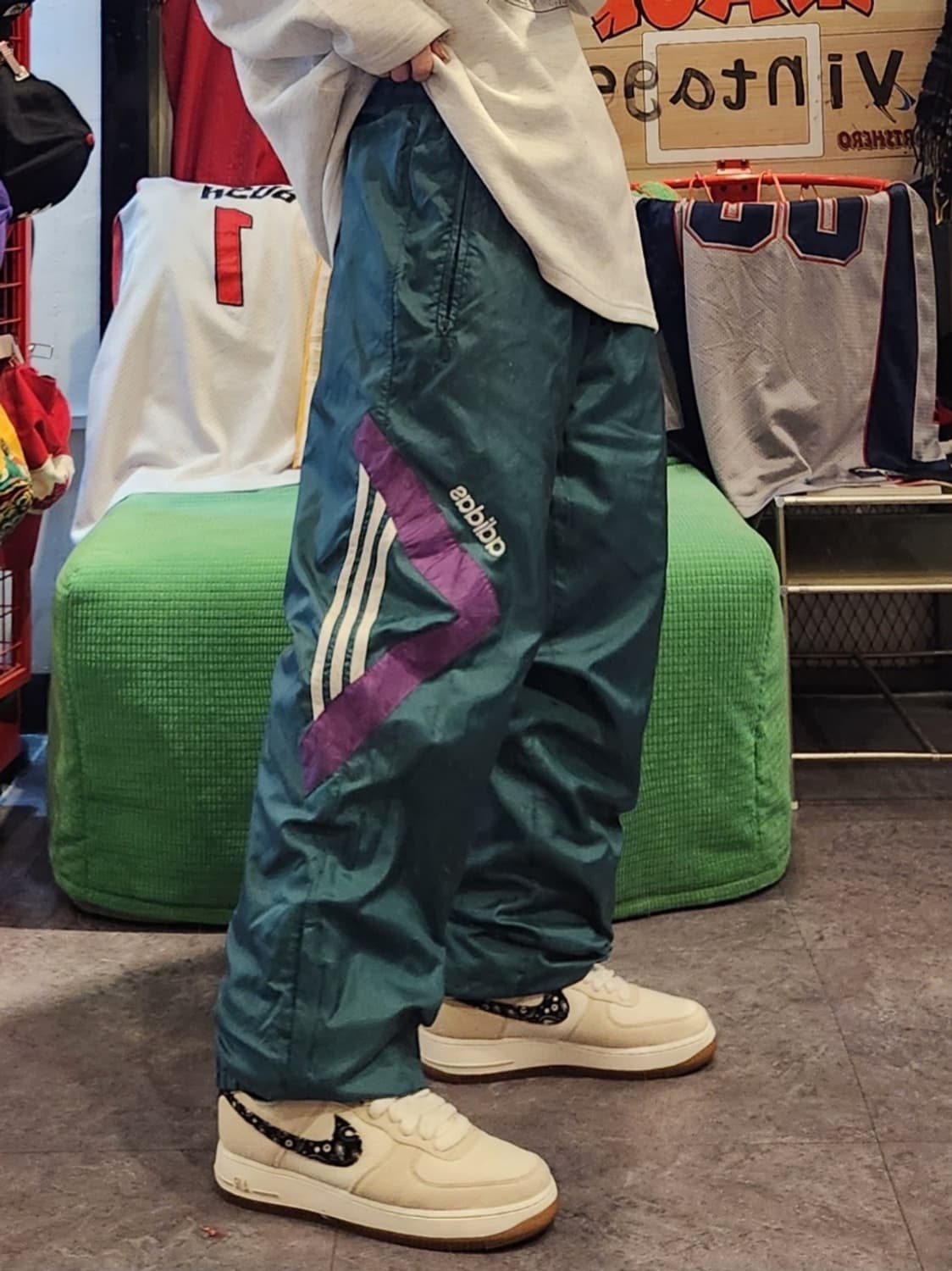 Adidas green square track pts 상품이미지1