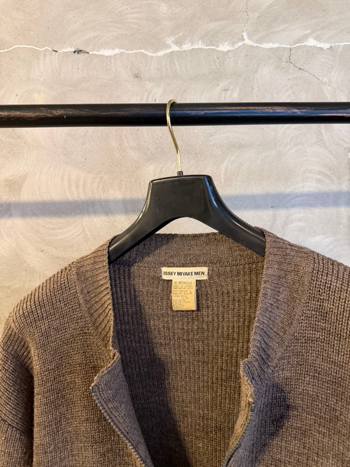 이세이 미야케 니트 블루종 남성100 상품이미지6