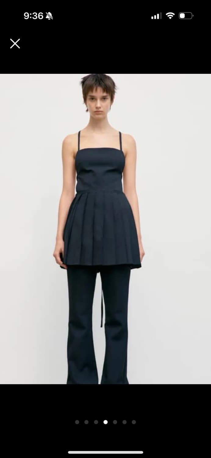 로우클래식 pleated mini dress 상품이미지2