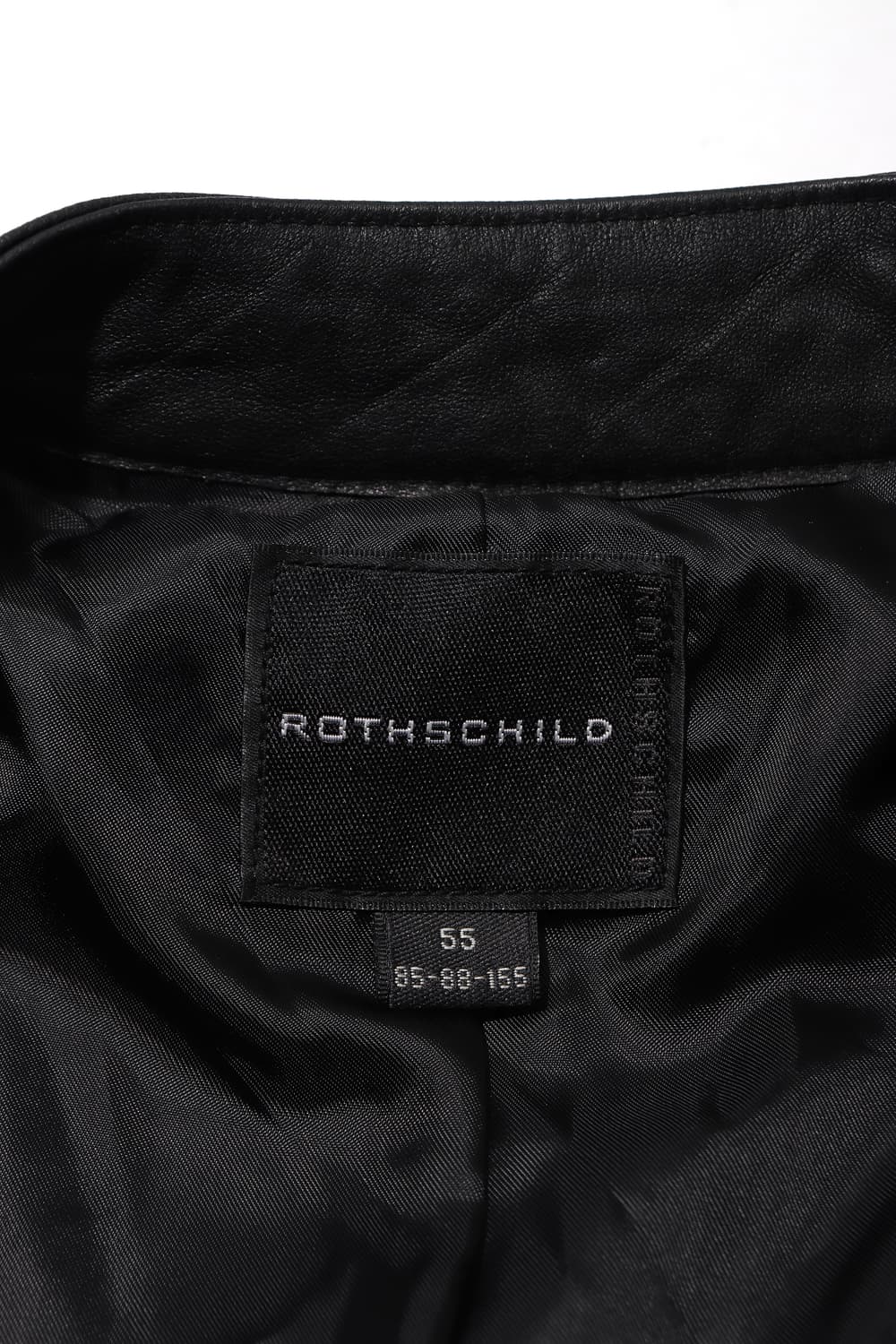 ROTHSCHILD 싱글 램스킨 라이더 재킷 women 55 상품이미지4