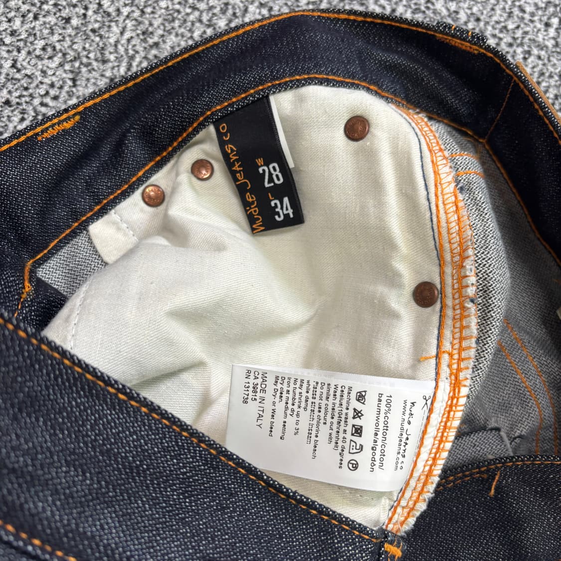 누디진 드블코 슬림짐 데님 팬츠 (28/34) 상품이미지6