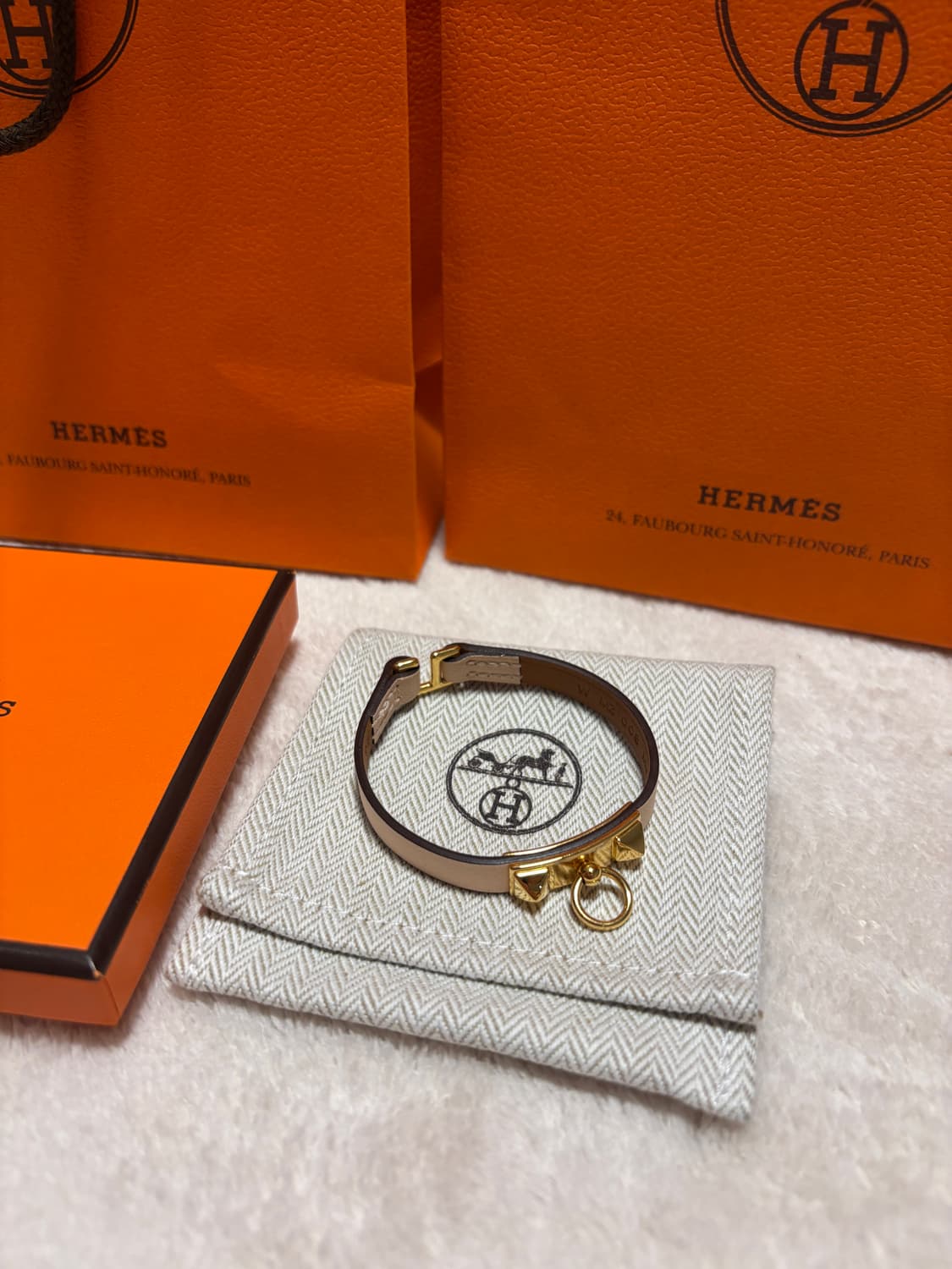 에르메스 가죽 팔찌 Rivale Mini 브레이슬릿 상품이미지4