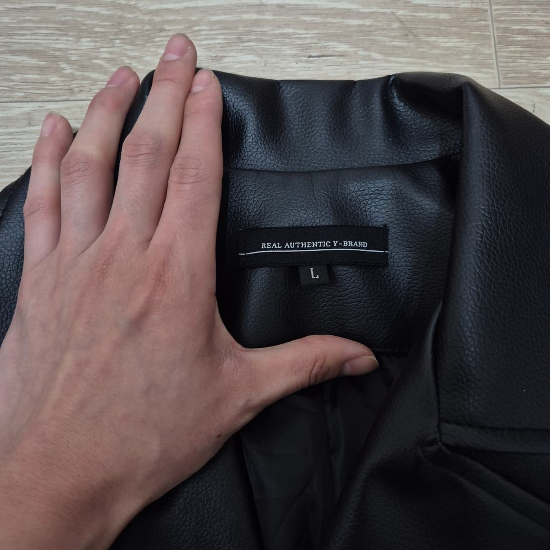Y-BRAND 와이브랜드 레더 더블 라이더 가죽자켓 L(100) 상품이미지6