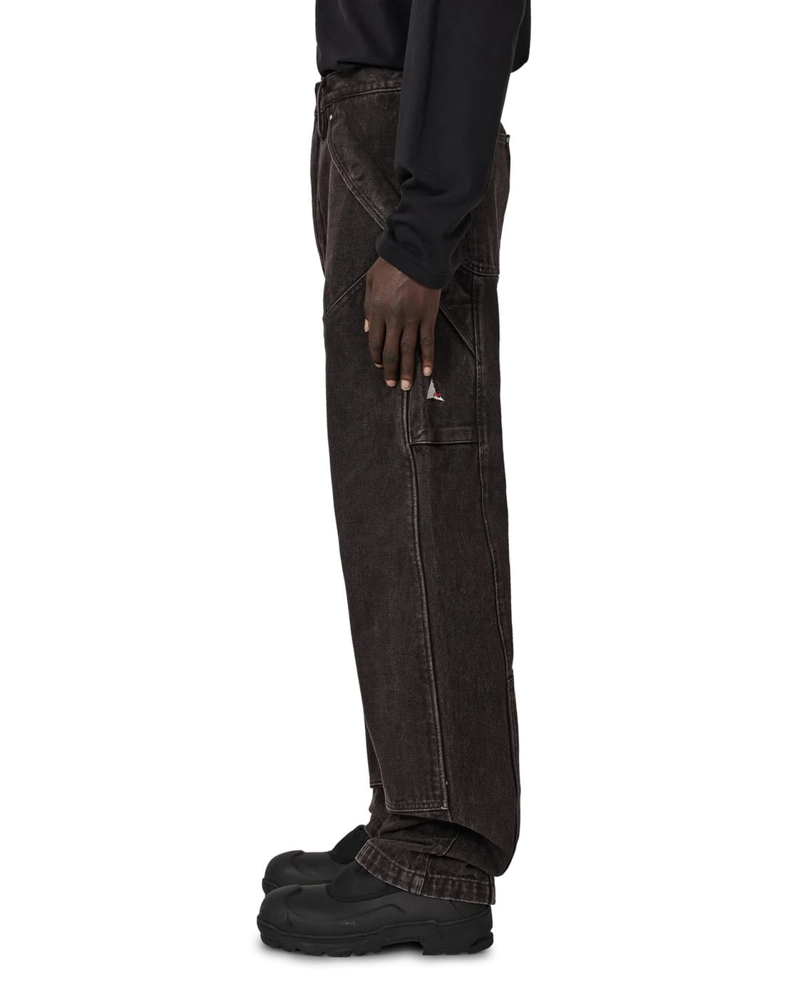 로아 x 랭글러 오르테 데님 카고팬츠 다크 브라운 M 상품이미지2