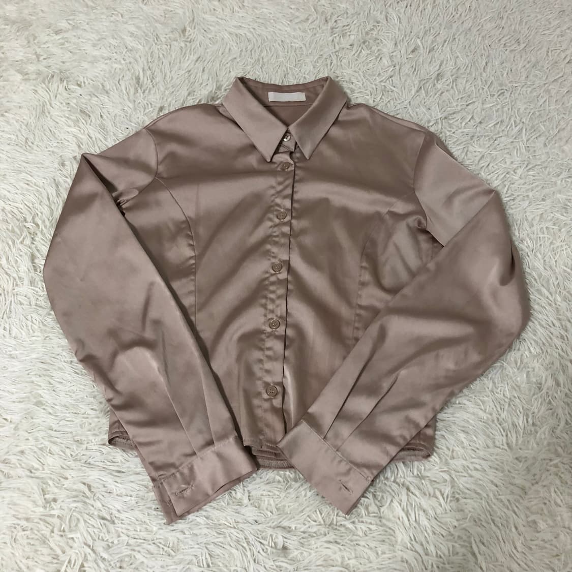 빈티지 실크 셔츠 상품이미지1