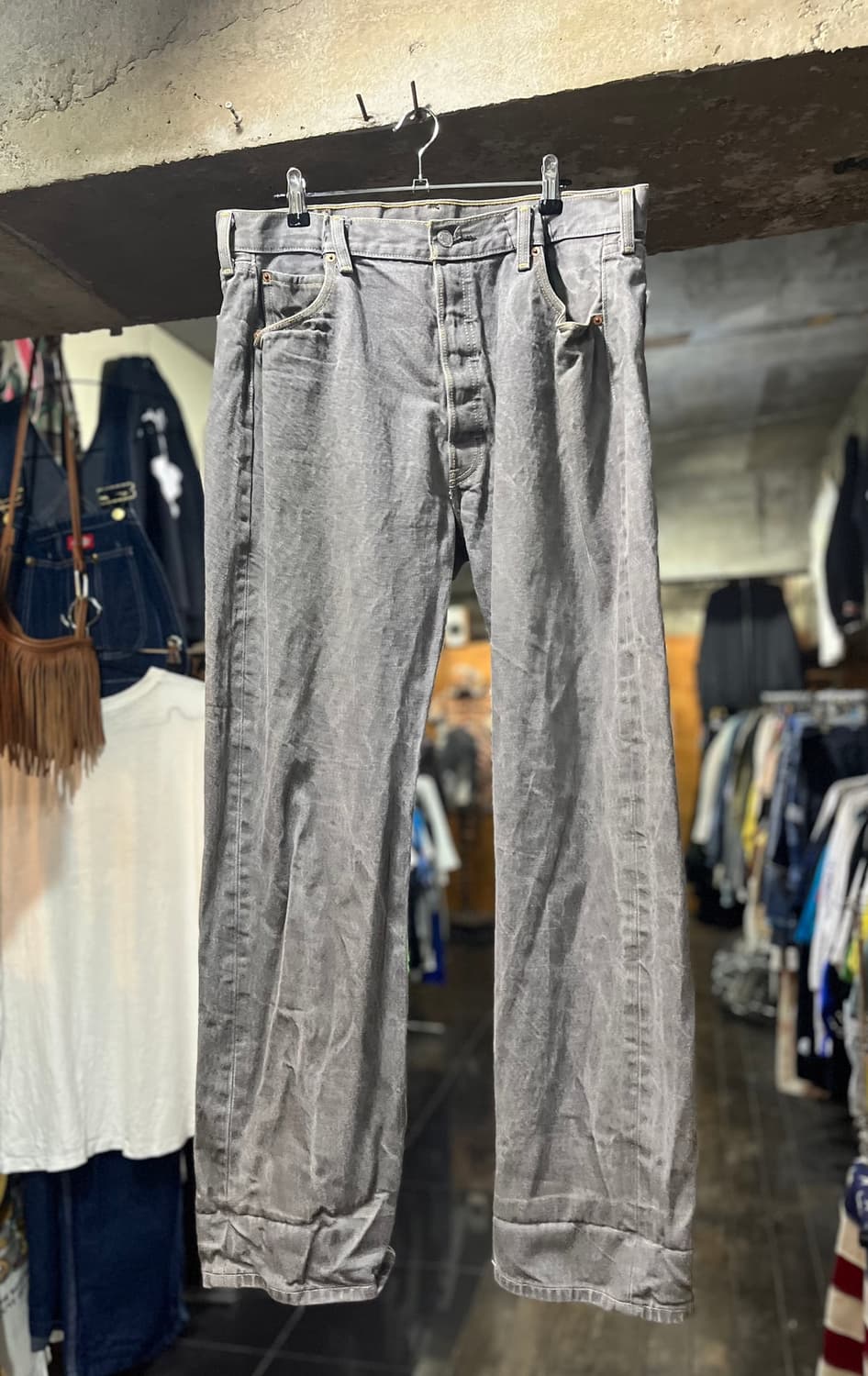 LEVI’S 501 GREY DENIM (Tag W40 / Fits W3 상품이미지2