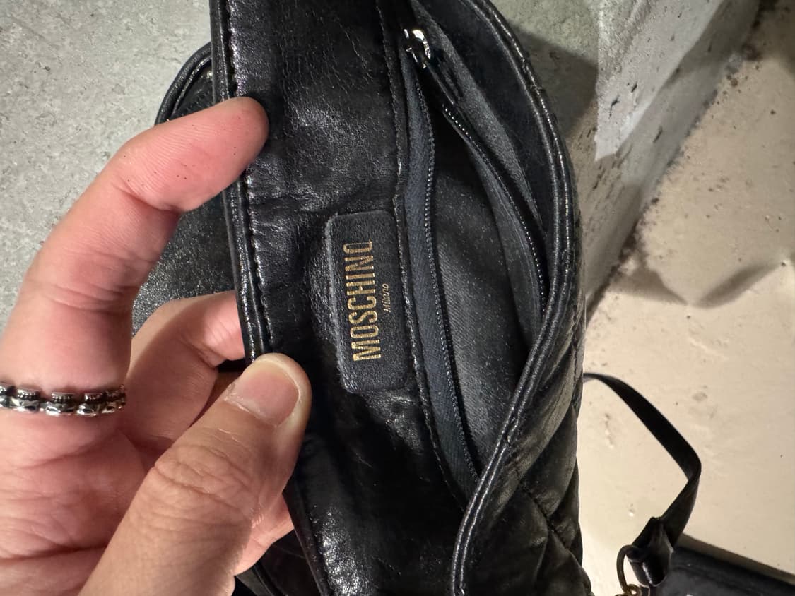 Moschino 모스키노 퀼팅 가죽 크로스백  상품이미지5