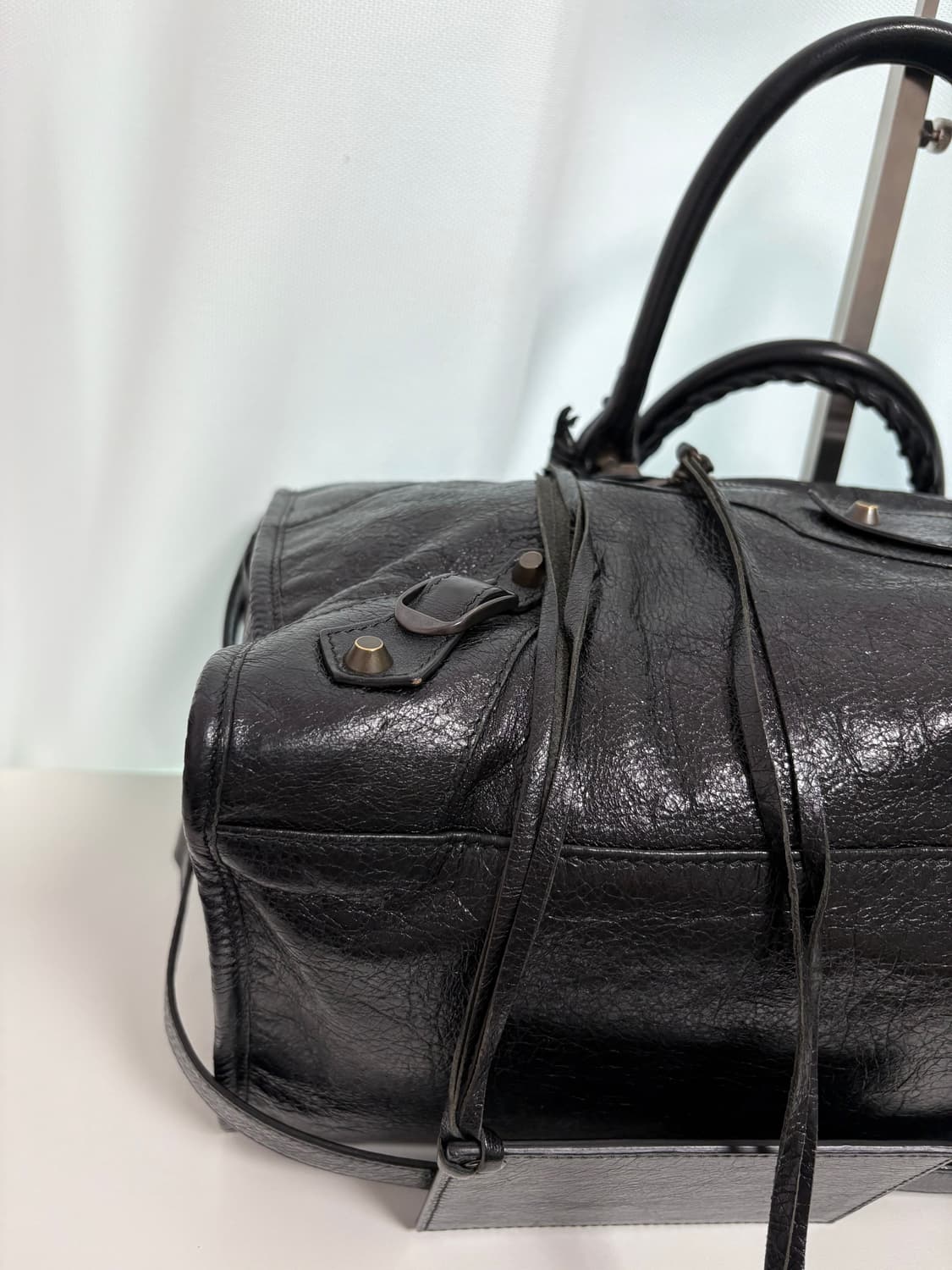 발렌시아가 파트타임 모터백 블랙 상품이미지2