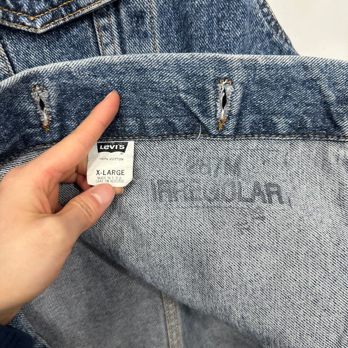 90‘s 리바이스 데님 트러커 자켓 상품이미지5