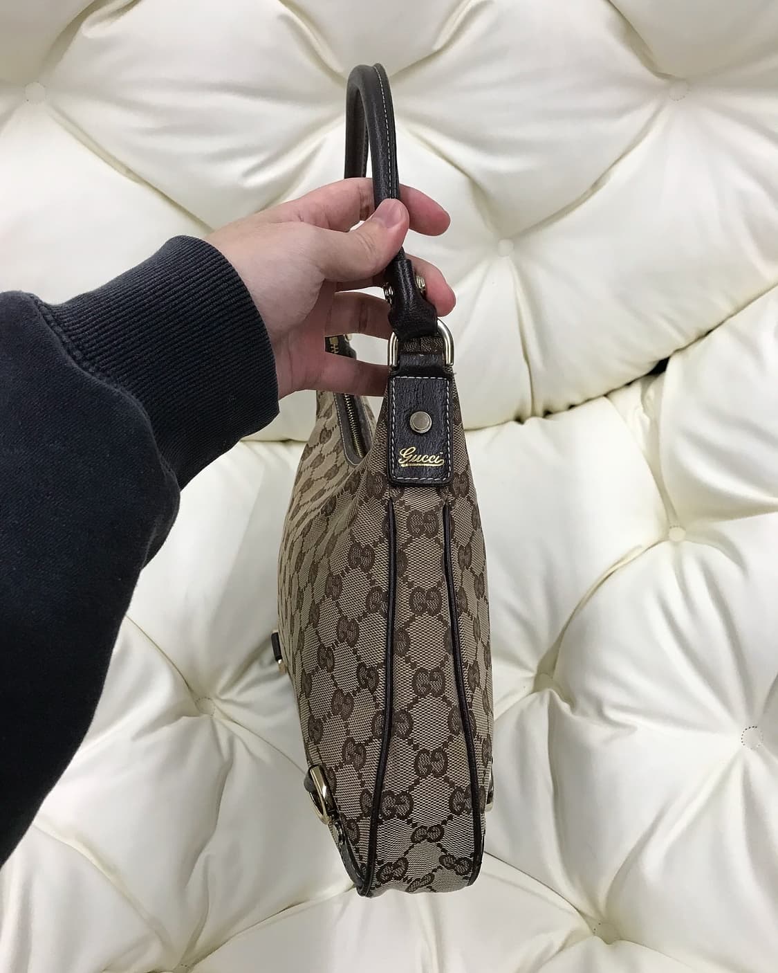 구찌 D링 자카드 재키백 호보백 가방 상품이미지3