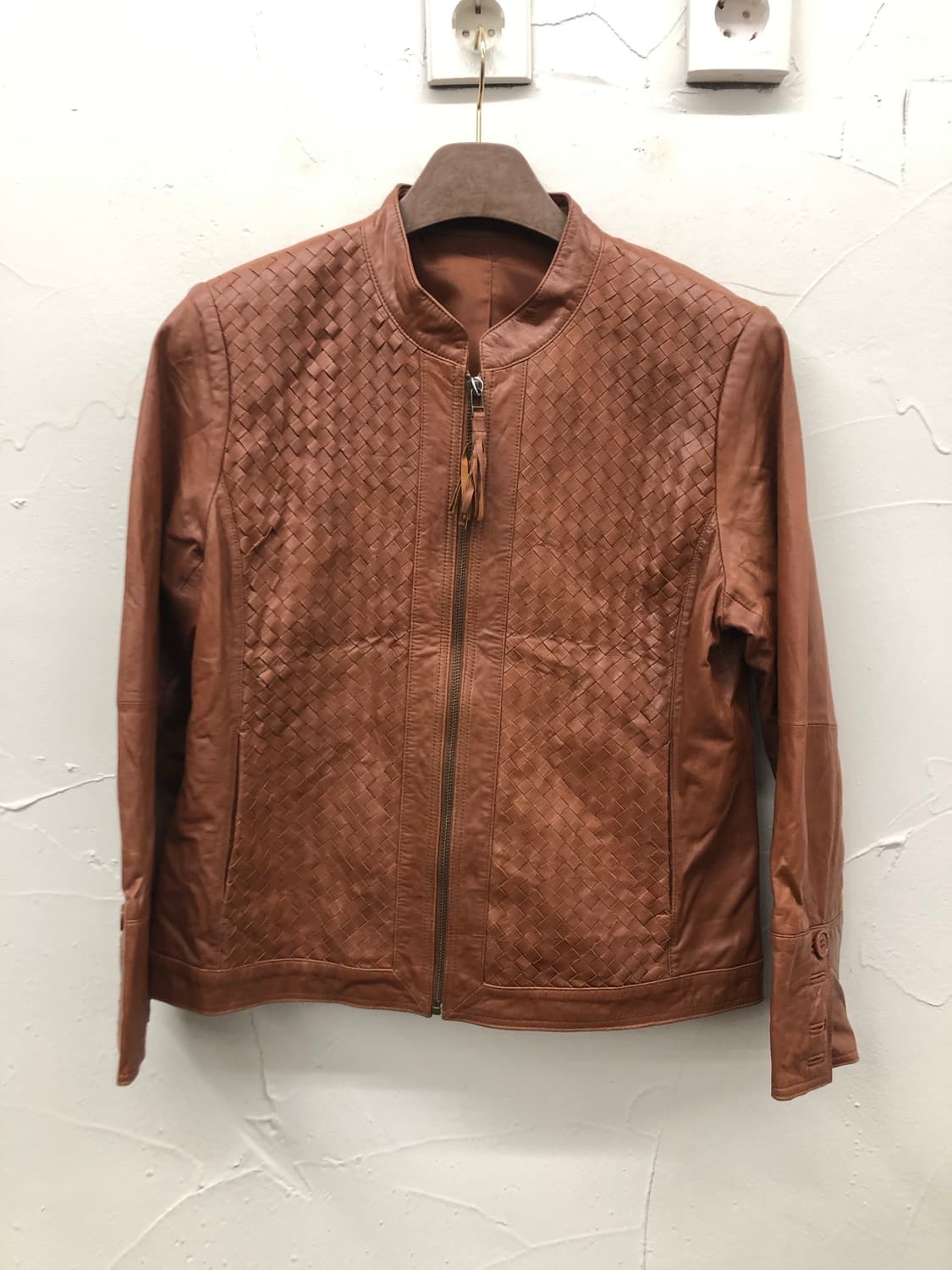 otto collection 위빙 양가죽 자켓 상품이미지1