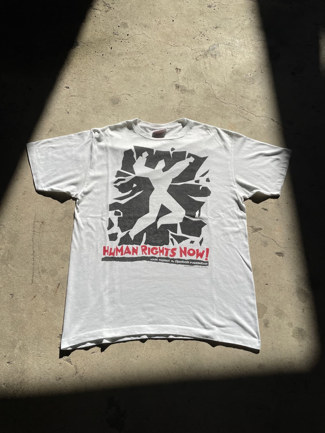 80s Reebok “Human Rights Now!” Tour T 상품이미지4