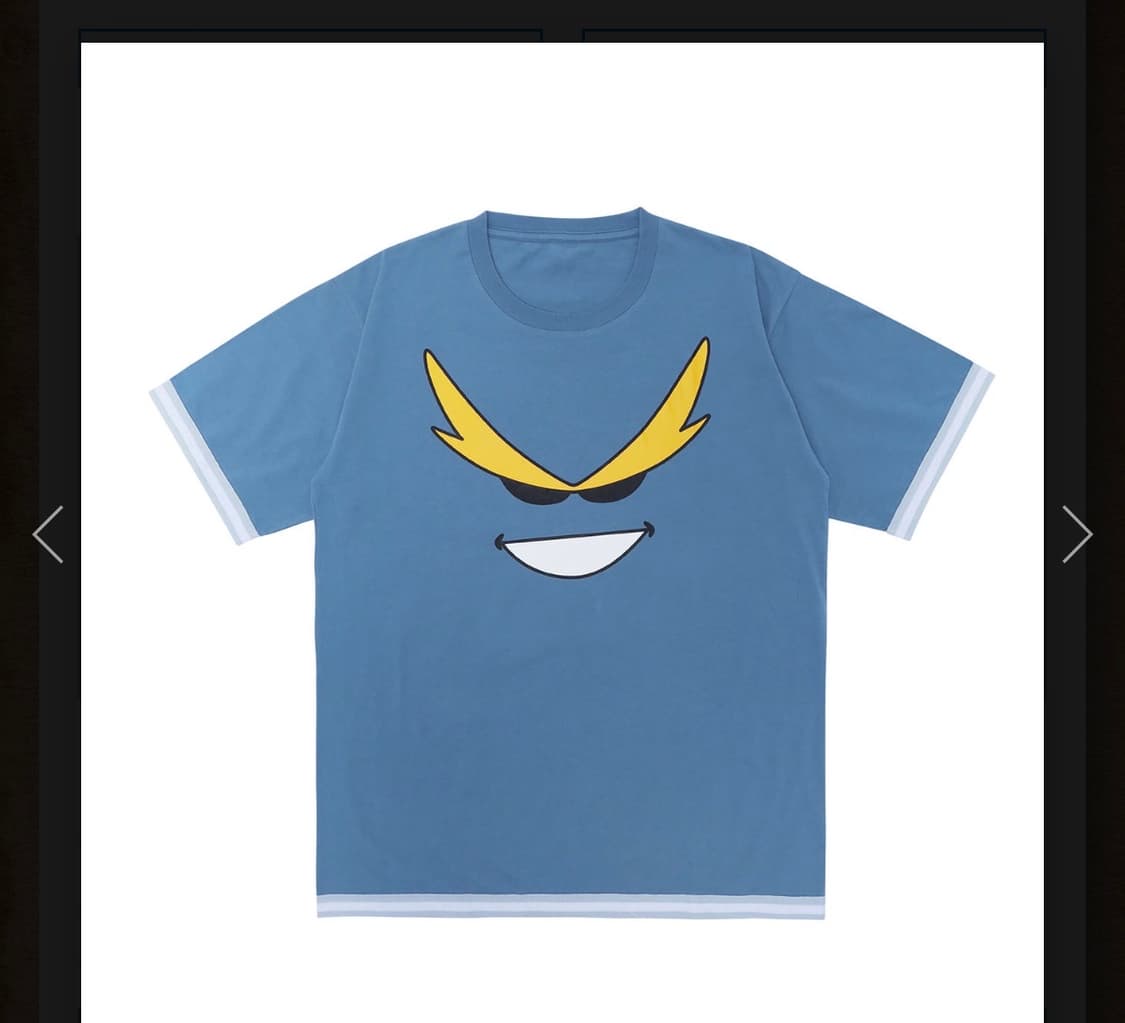 새상품) 나히아 원화전 포스터 맨즈논노 반팔 상품이미지1