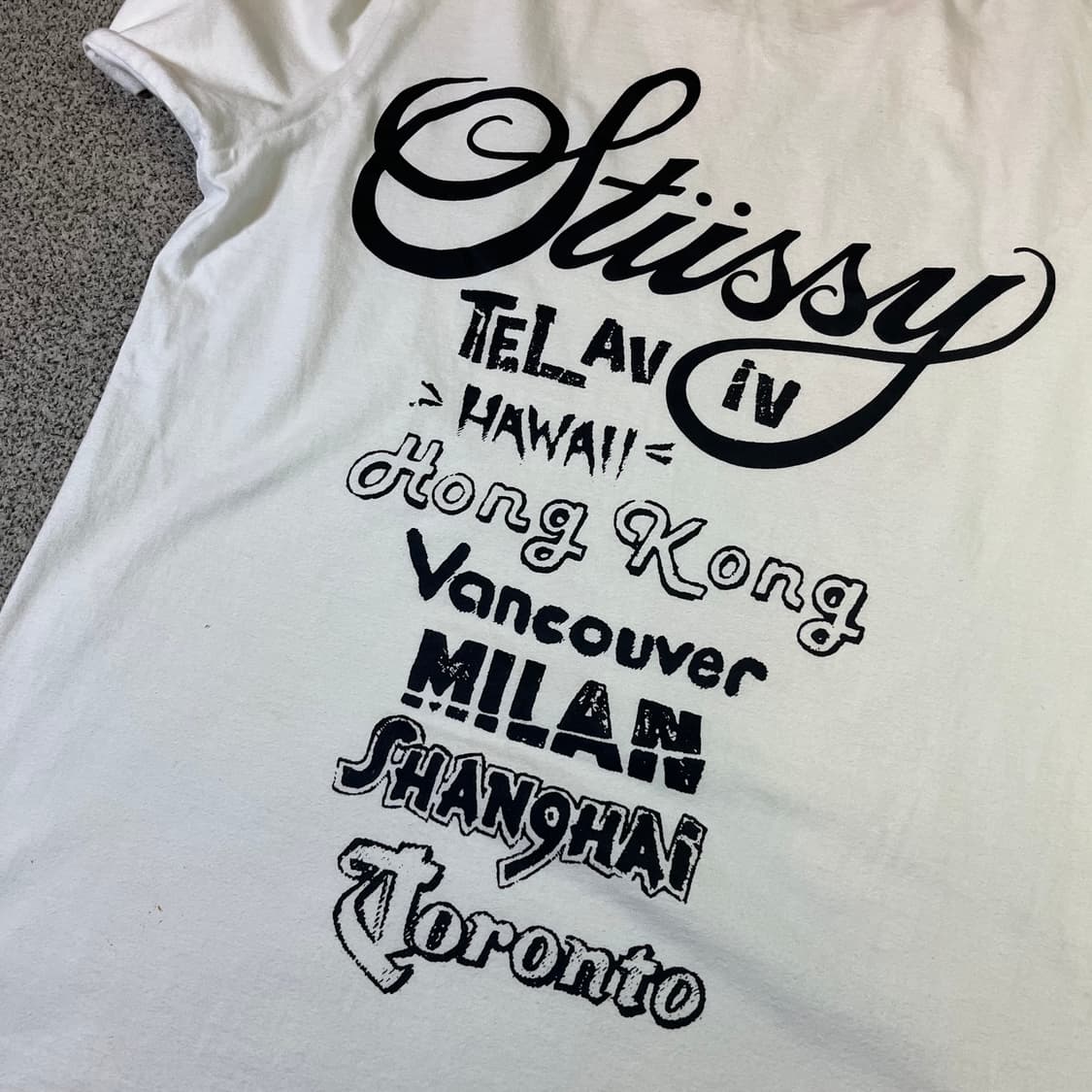 STÜSSY 스투시 23ss 월드투어 반팔 티셔츠 상품이미지2