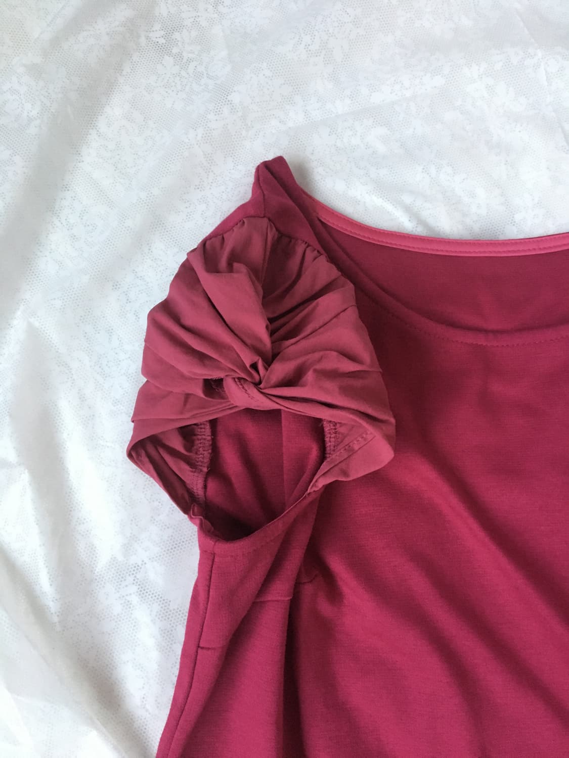 빈티지 핀터 퍼프 셔링 탑 갸루 모리걸 너드 니혼진  상품이미지2