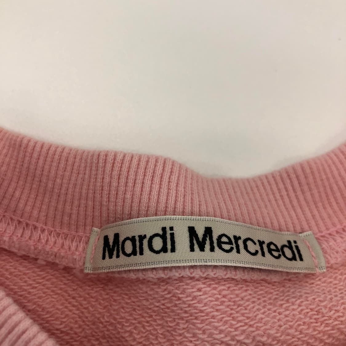 마르디메크르디 핑크 스웻셔츠 FREE 상품이미지6