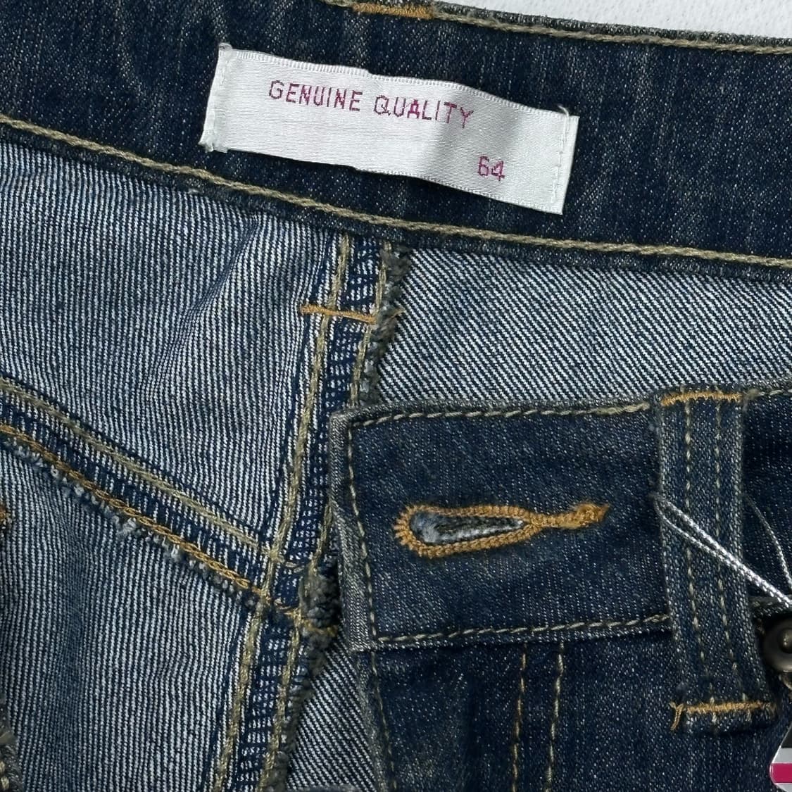 GENUINE QUALITY 워싱 빈티지 데님 부츠컷 팬츠 상품이미지6