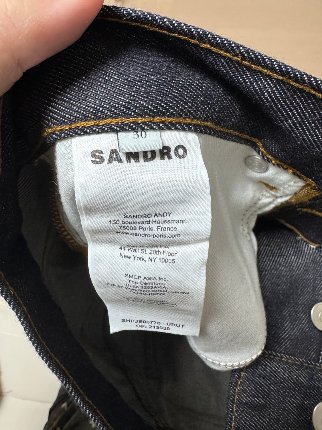 산드로 생지데님 싸게 가져가실분 상품이미지2