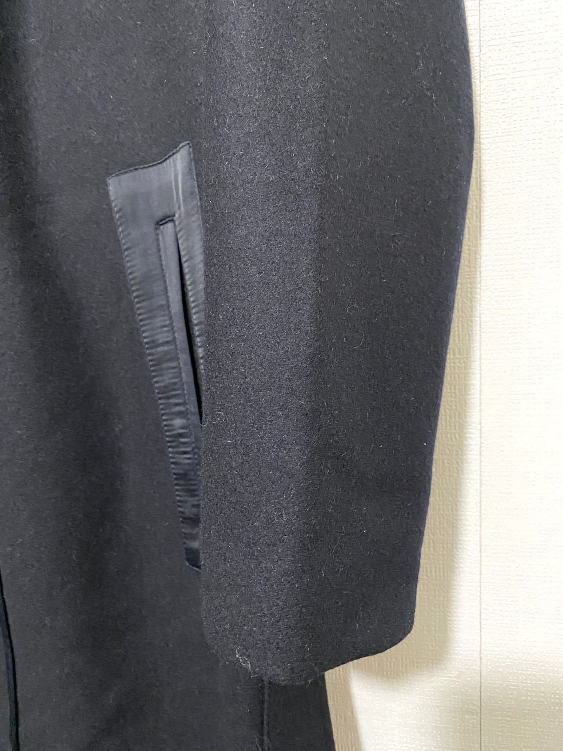 올세인츠 바운드 네시 블랙 코트 상품이미지2