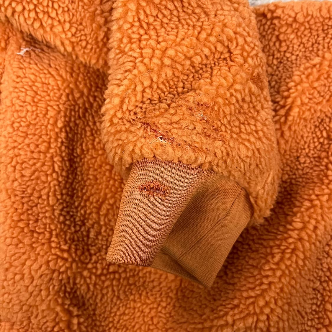 [정품/M] 나이키 오렌지 빅스우시 뽀글이 플리스 바람막이 양면 b17 상품이미지9