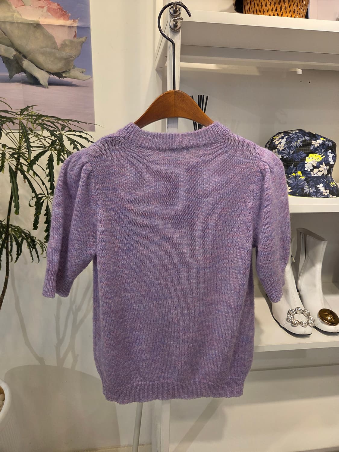 Mardi Mercredi 마르디 반팔 니트 상품이미지4