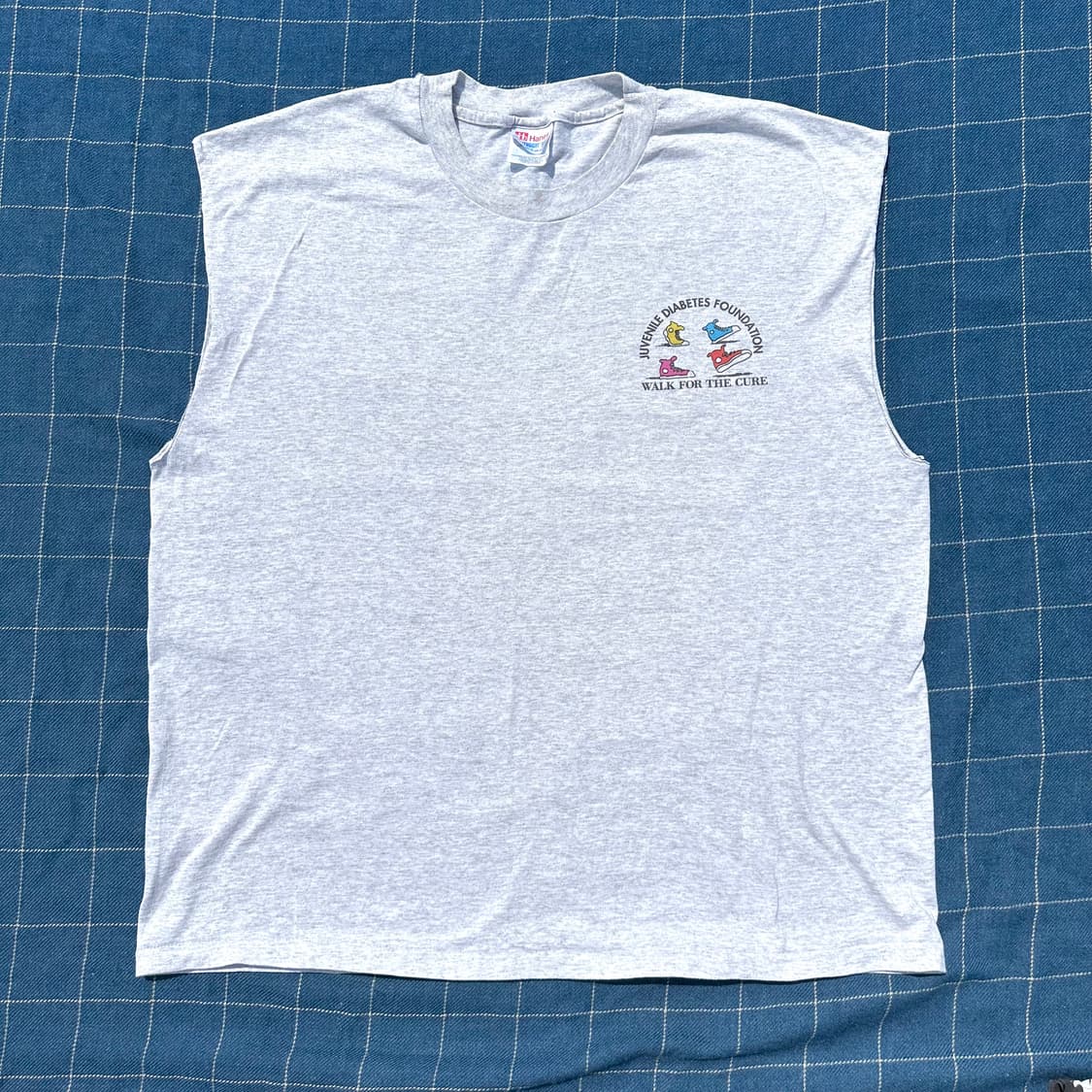 미국 90s 헤인즈 50/50 나시 상품이미지2