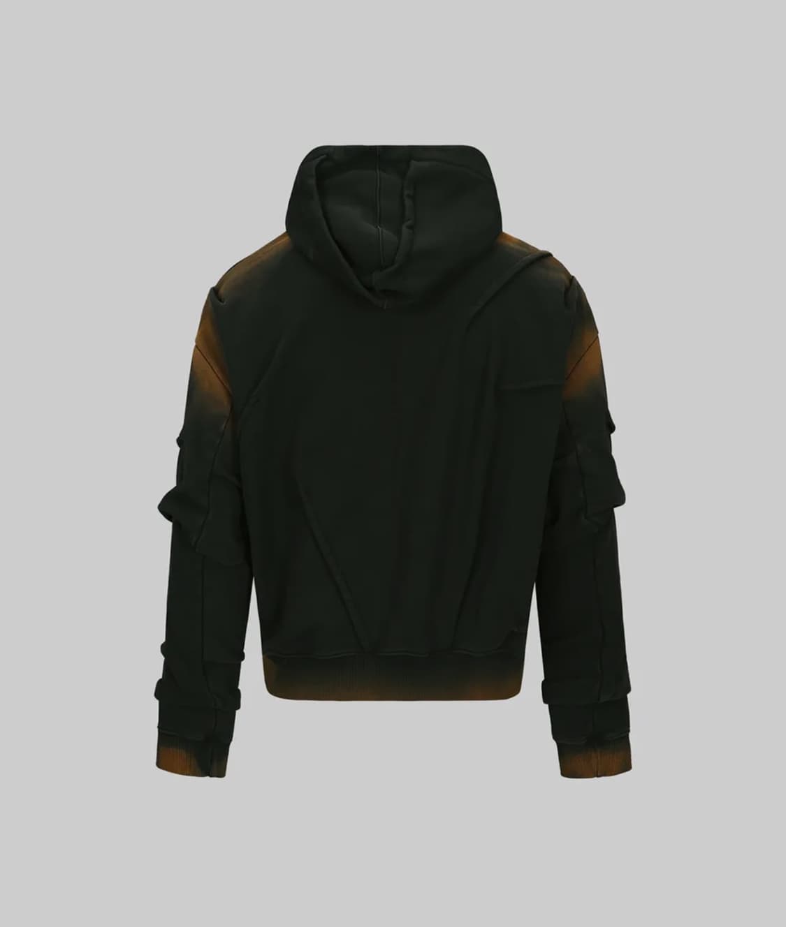 [앤더슨벨] 마드로 그라디언트 후드 블랙 (2XL) 상품이미지3