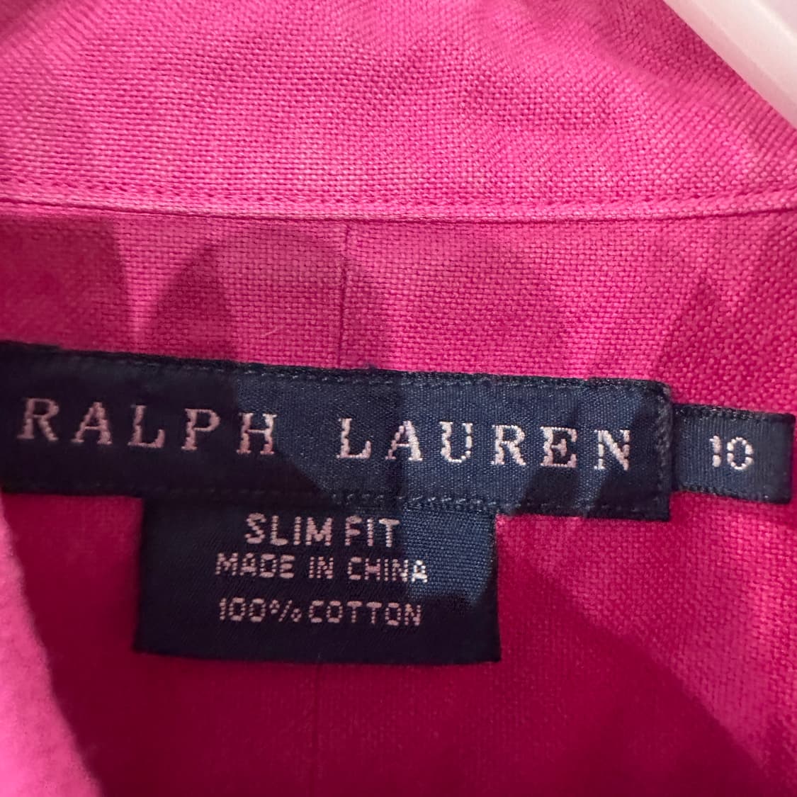랄프로렌 핑크 셔츠 여성 상품이미지3