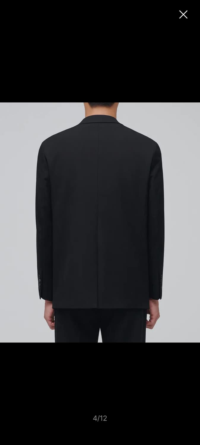 [새상품] 무신사스탠다드 - 릴렉스드 베이식 블레이저 [블랙 L] 상품이미지8