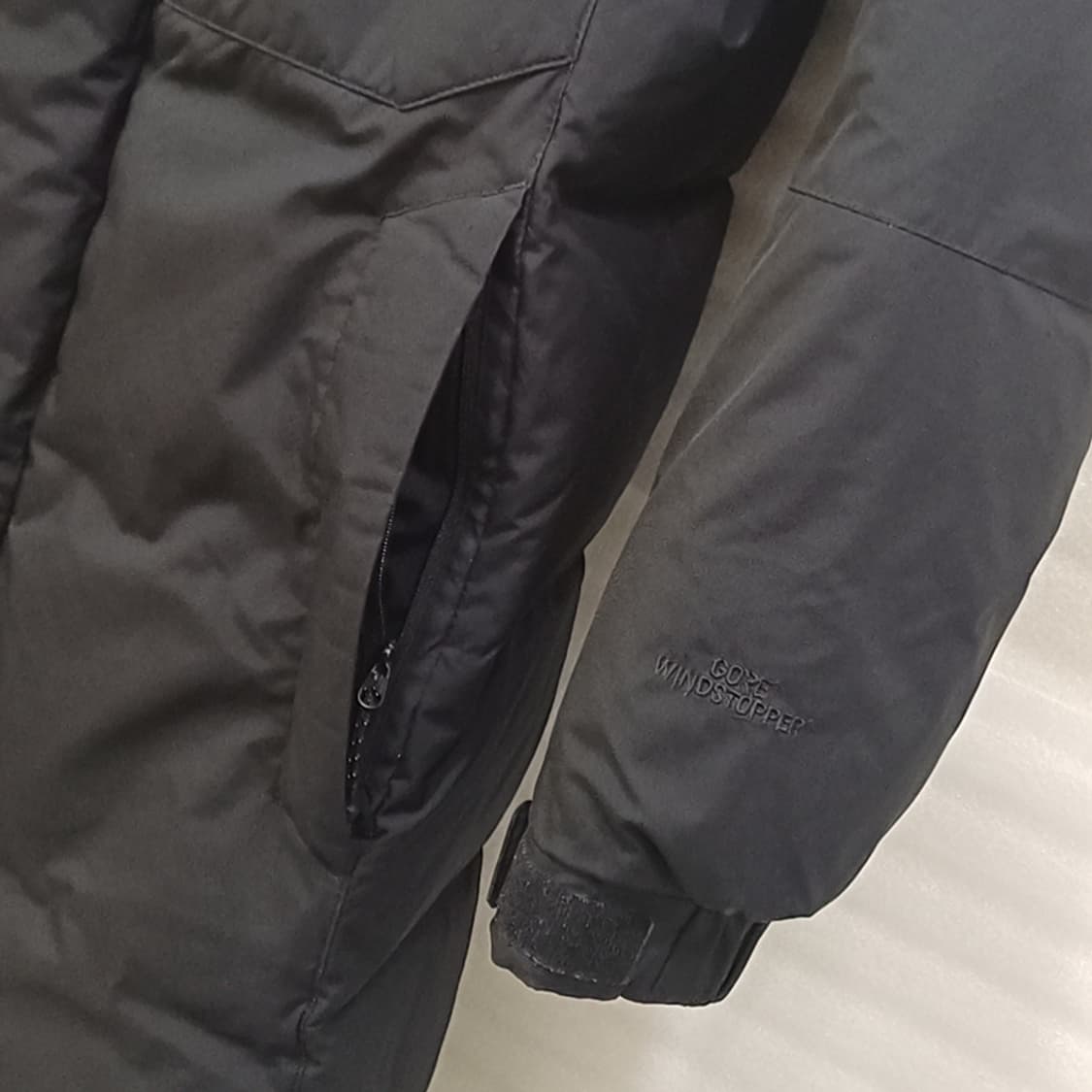 코오롱 고어 윈드스토퍼 빵빵 구스 다운 롱 후드 패딩 남성 M 사랑봉봉 상품이미지6