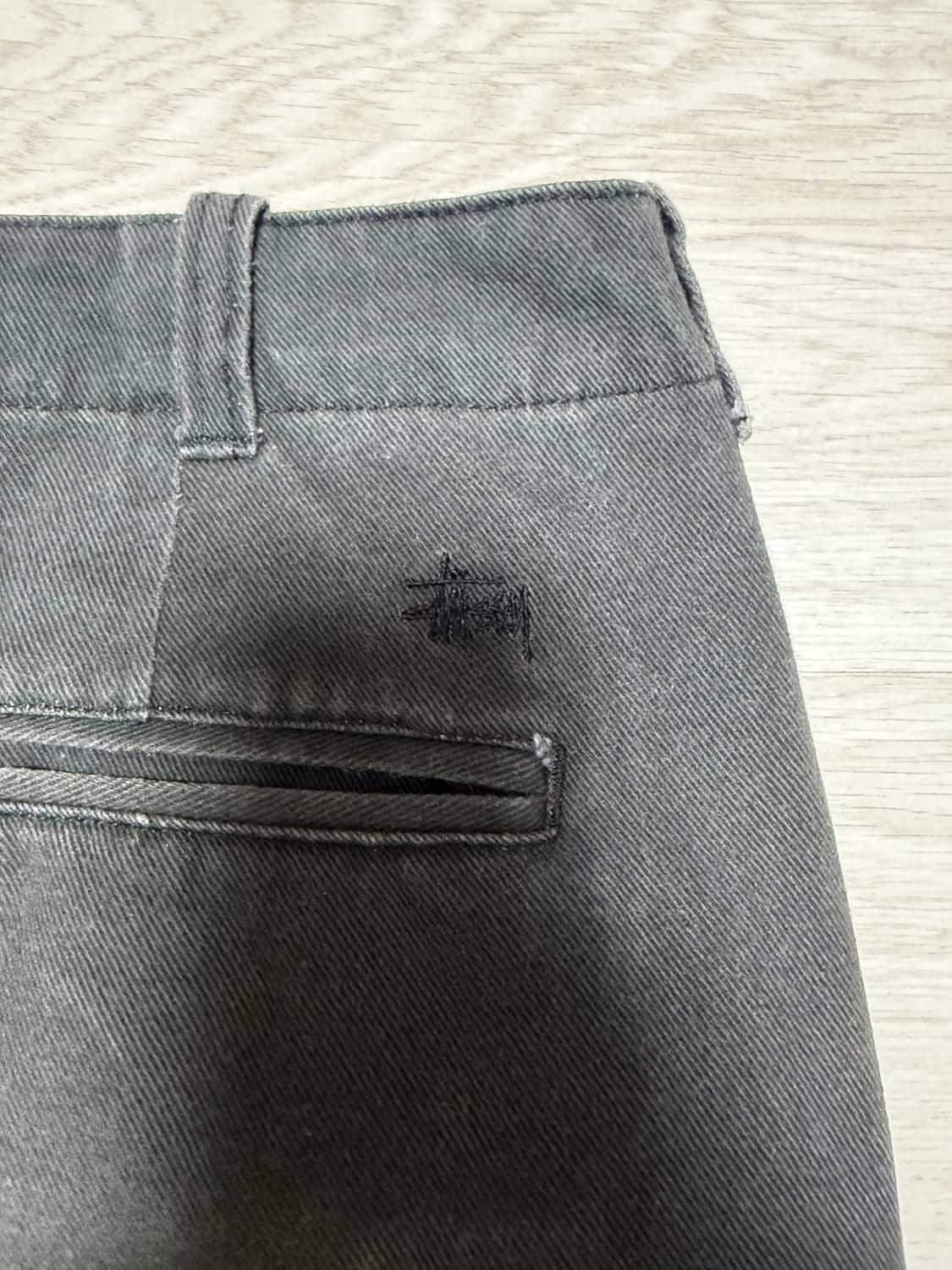 스투시 그레이 코튼 팬츠 팝니다 상품이미지3