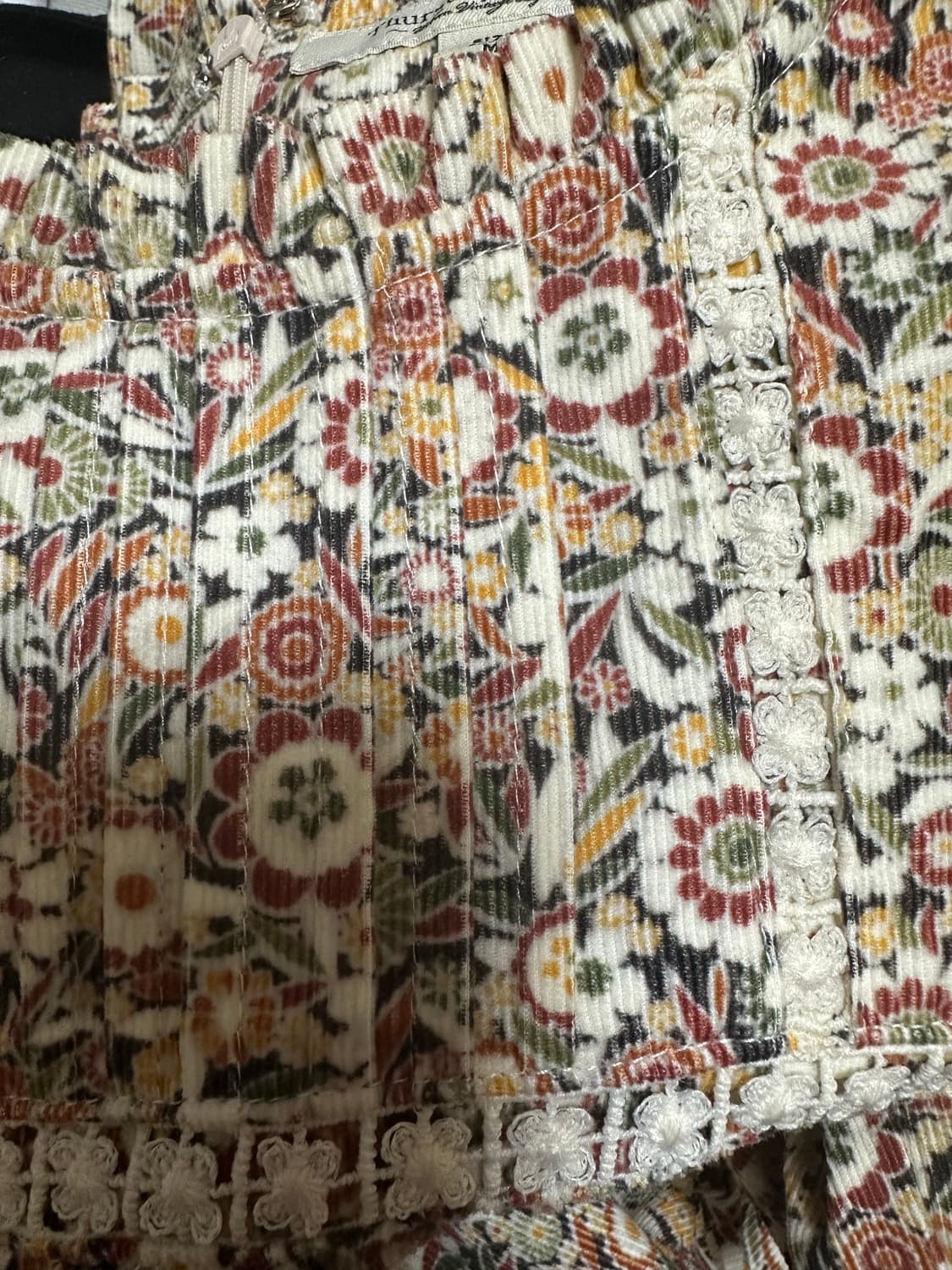 Thursday Island 플라워 벨벳코듀로이롱 원피스 상품이미지9