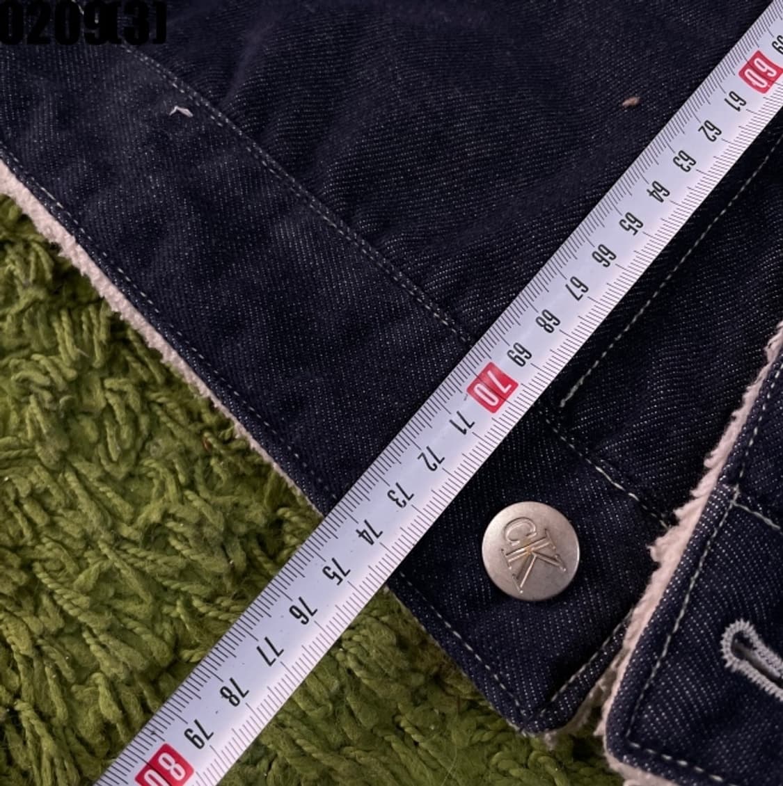 캘빈클라인 데님 무스탕 자켓 상품이미지7