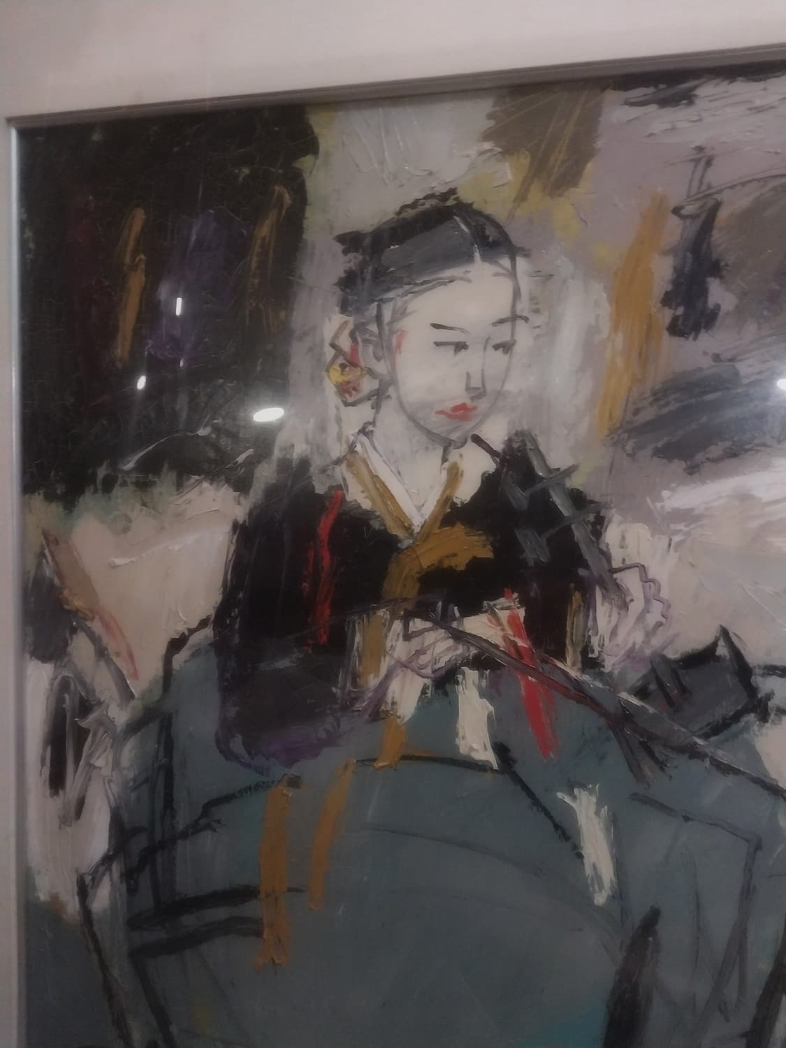 정회남 화백 그림 30호 여인별곡 상품이미지2