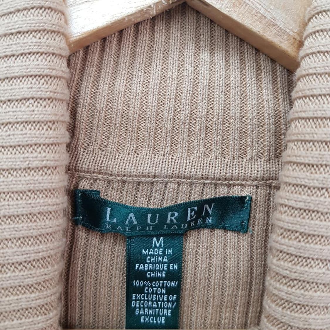 로렌 랄프로렌  목폴라 골지 니트 M사이즈  상품이미지3