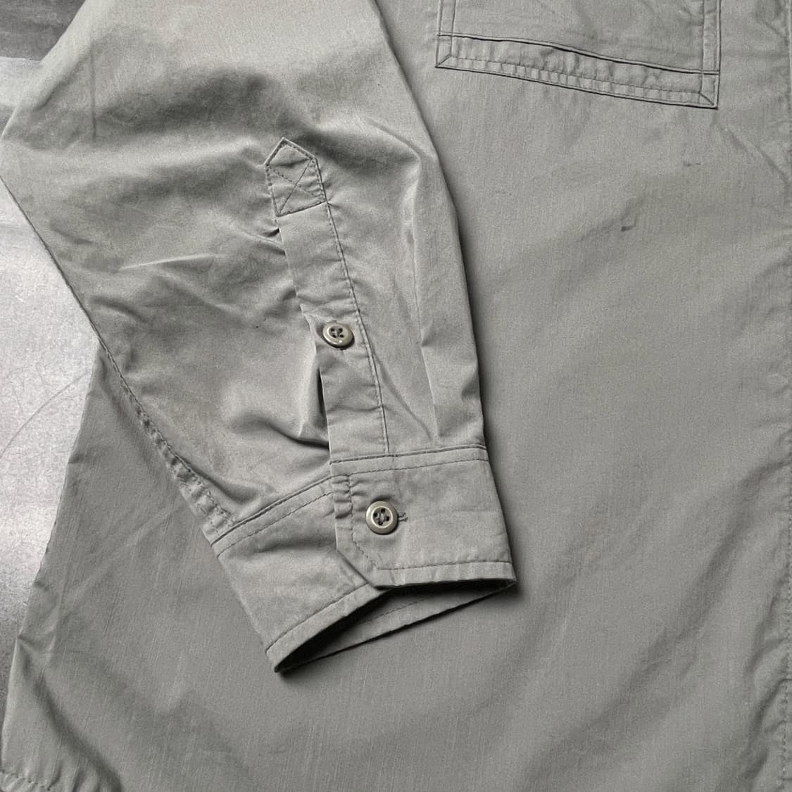 CARHARTT 칼하트 빈티지 그레이 플랩포켓 워크 셔츠 A00892 상품이미지6