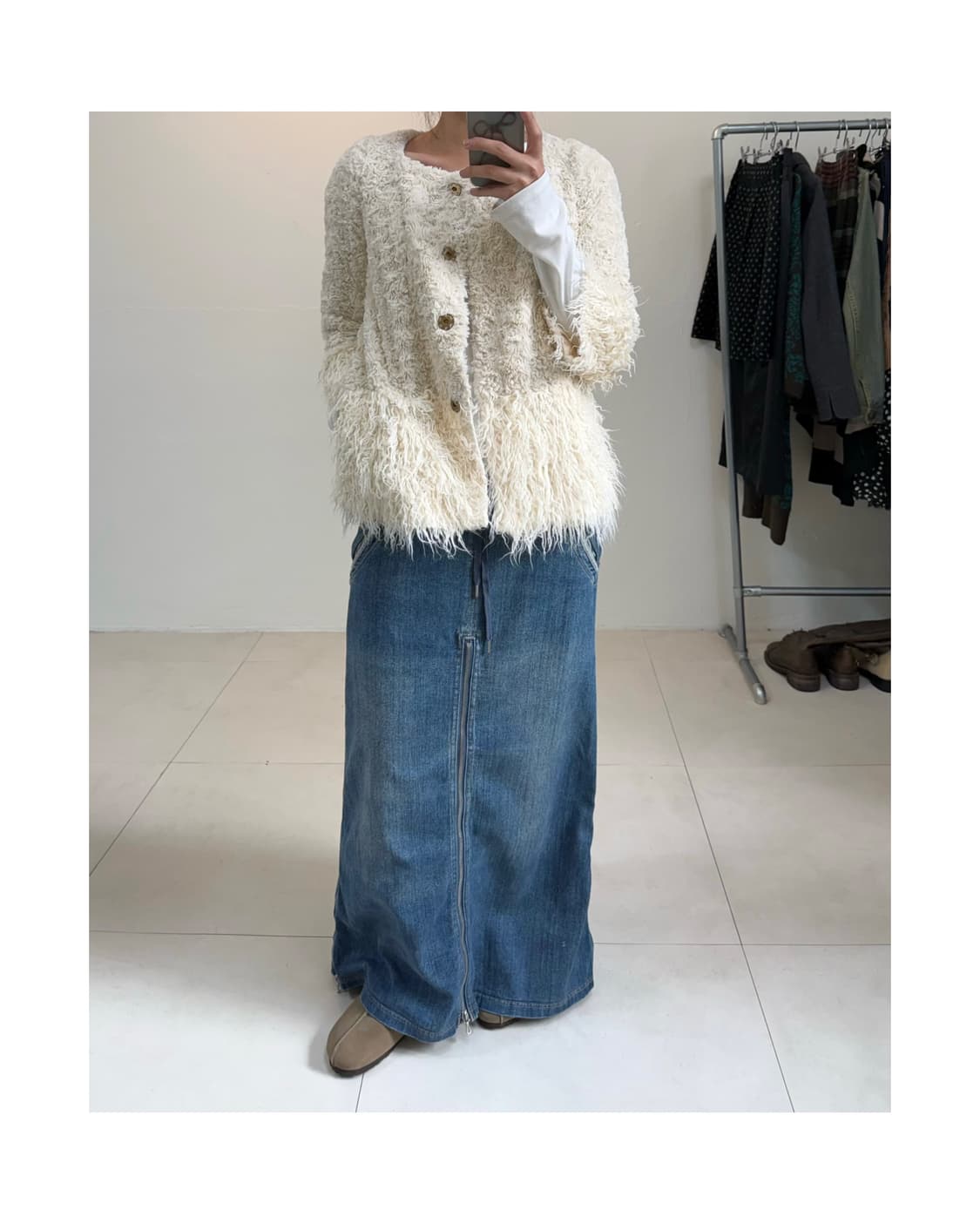 빈티지 에코퍼 자켓 상품이미지3