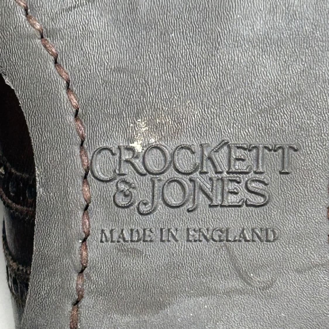 크로켓 앤 존스 스완지 윙팁 풀로그 슈즈 7E 상품이미지6