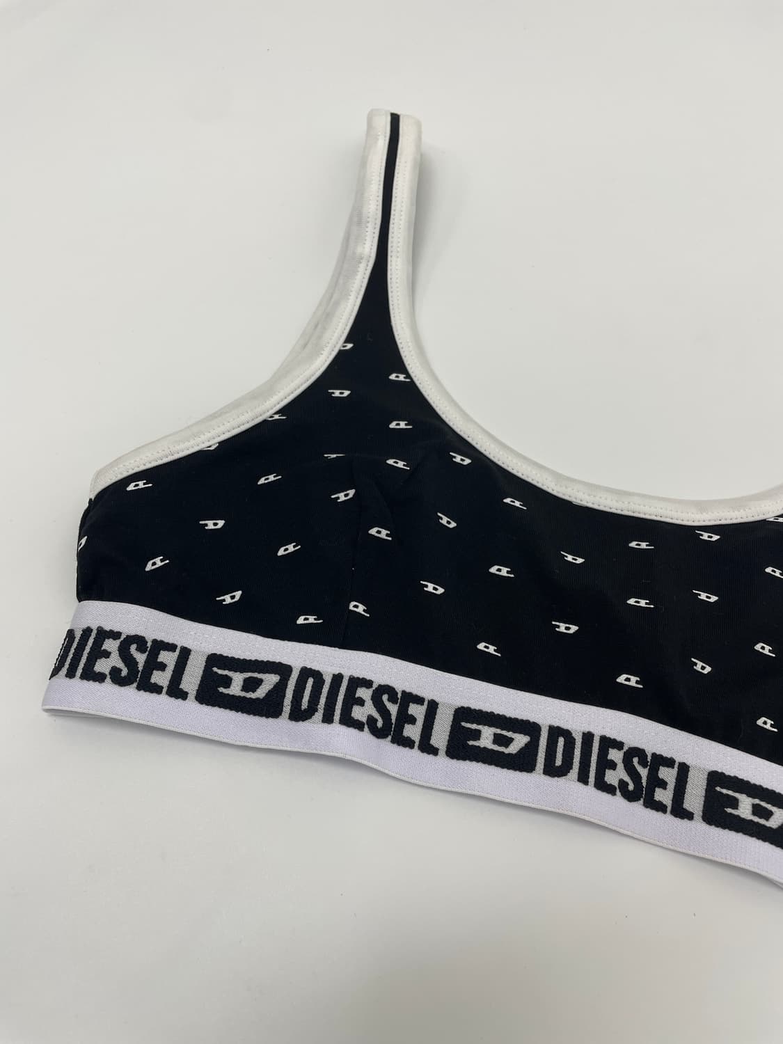 디젤 로고 브라 탑  상품이미지5