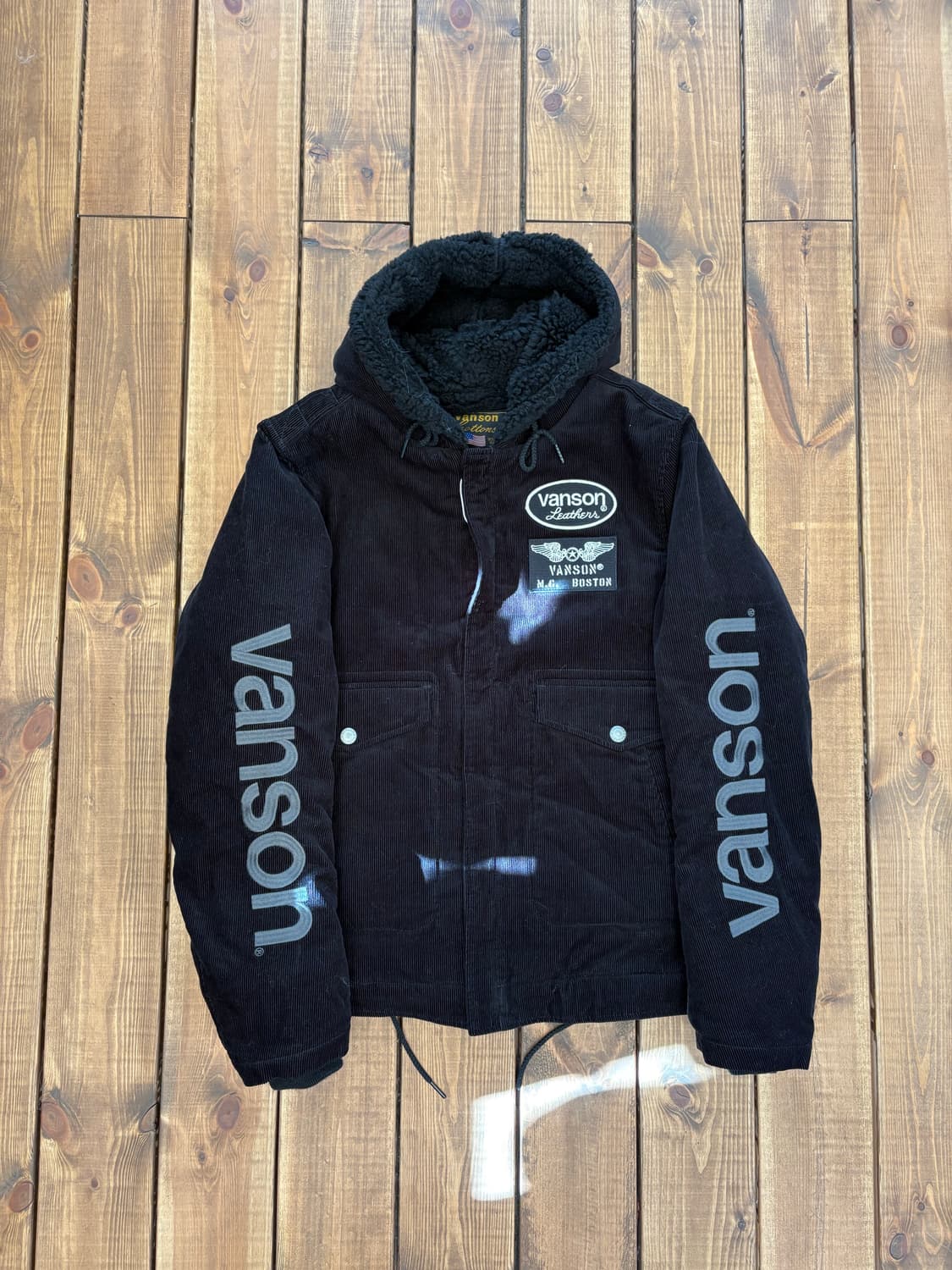 밴슨 코듀로이 후드자켓 상품이미지5