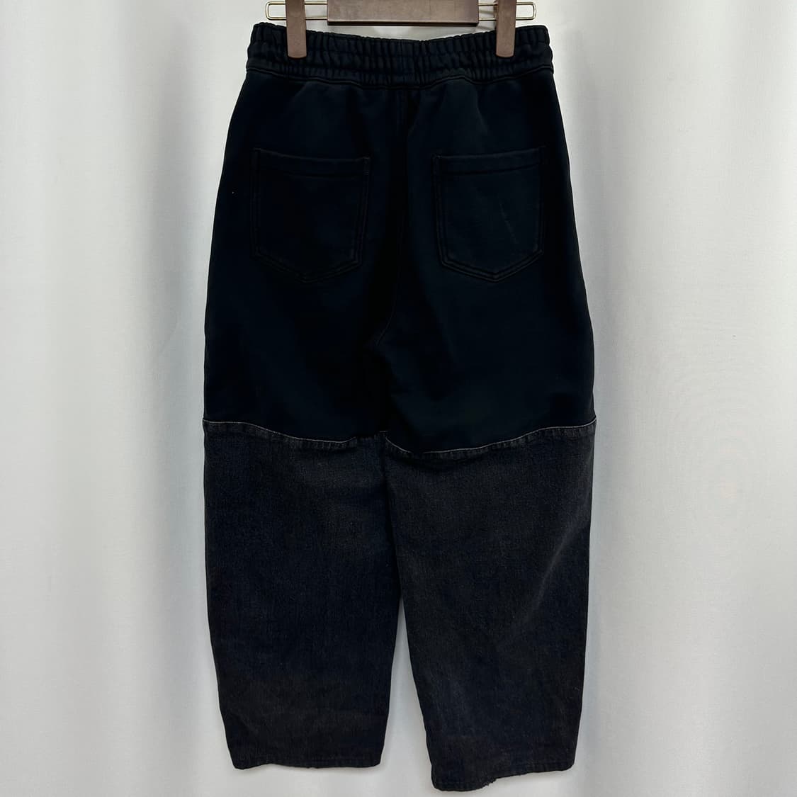   아모멘토 남자 밴딩 와이드 편한바지 S (28-30인치) 상품이미지3