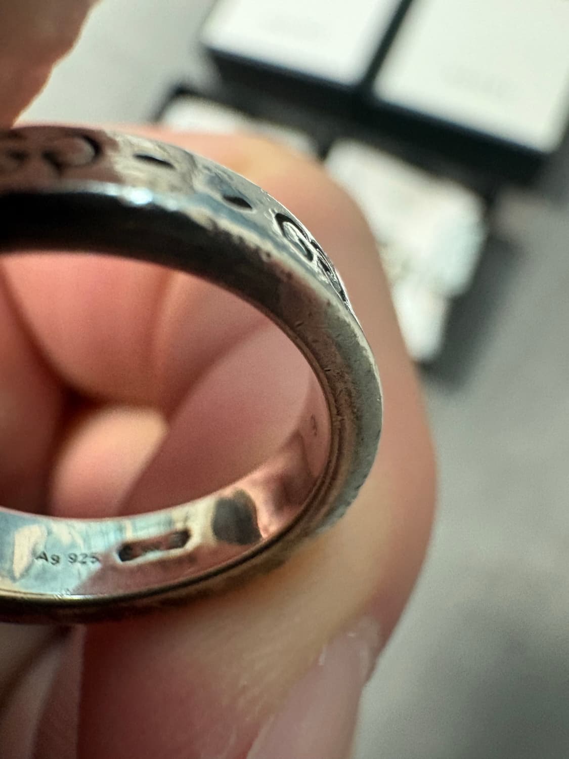 구찌 실버 고스트링 6mm,4mm / 23호,9호 상품이미지8