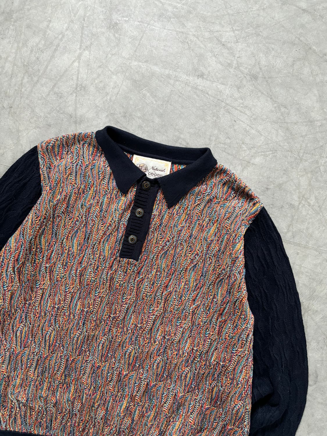 Coogi 쿠지 3D 케이블 카라 니트 상품이미지6