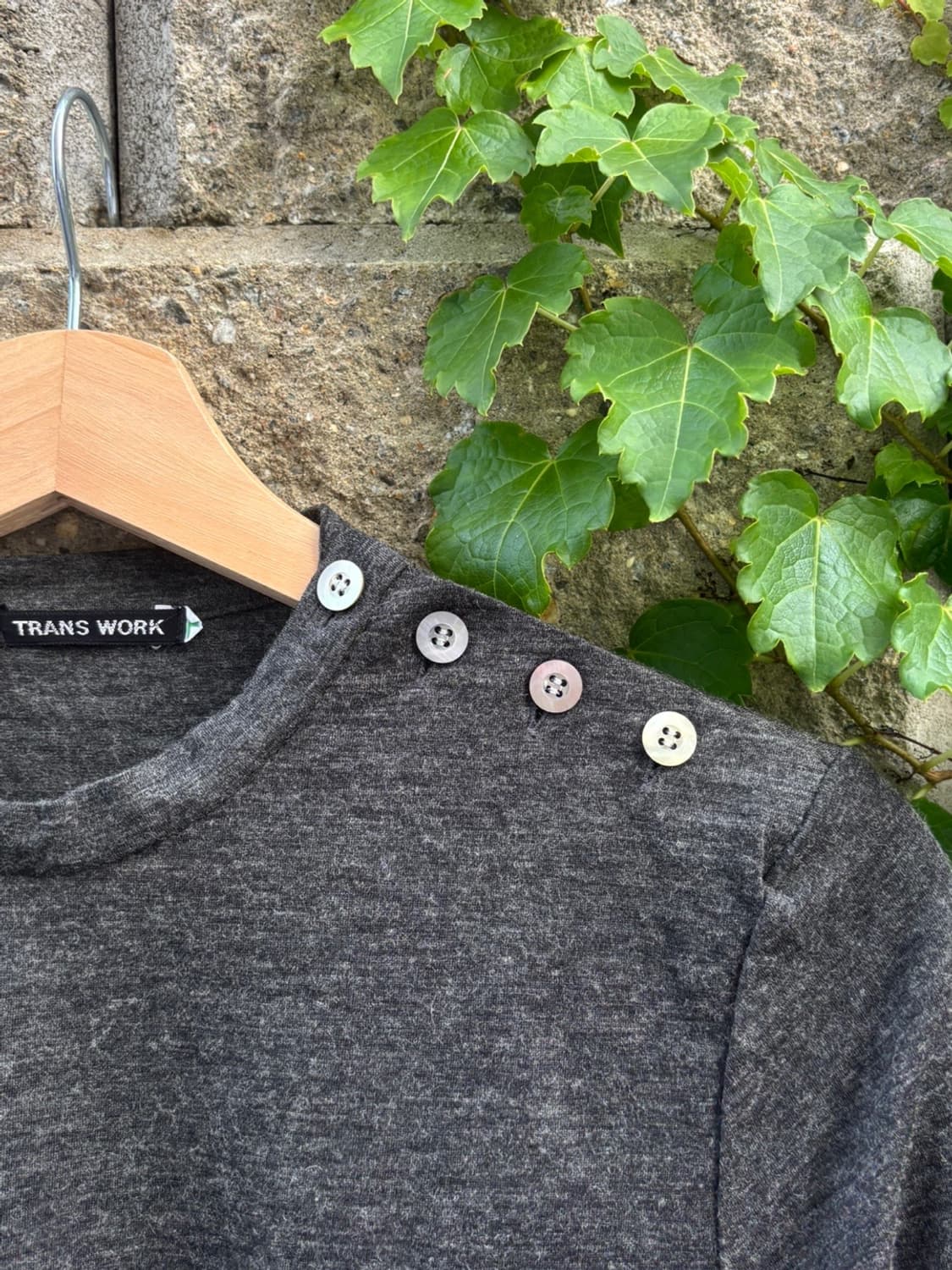 Charcoal Button Sleeve 상품이미지3