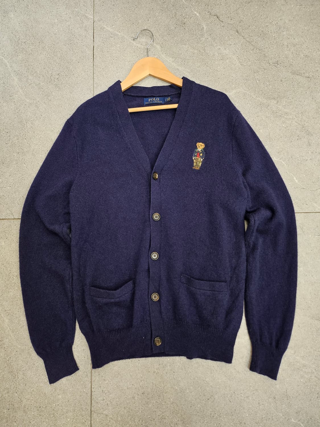 폴로랄프로렌 POLO RALPH LAUREN 남성울캐시 베어 가디건M 상품이미지2