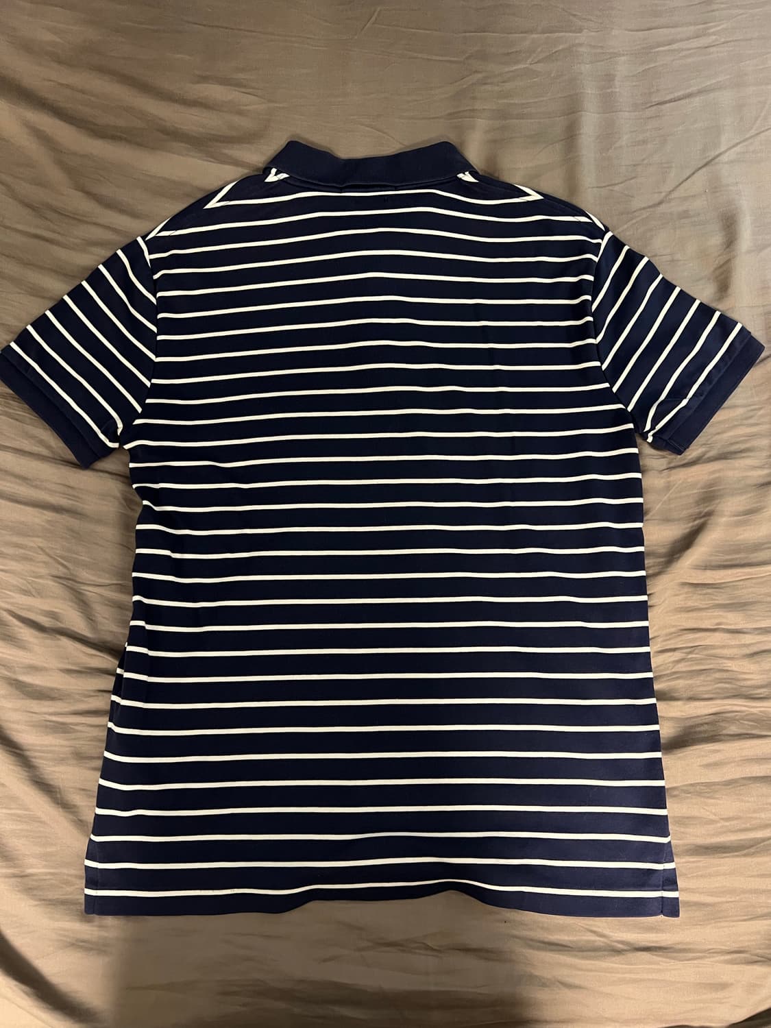 폴로 랄프로렌 네이비 줄무니 카라티 s 상품이미지10